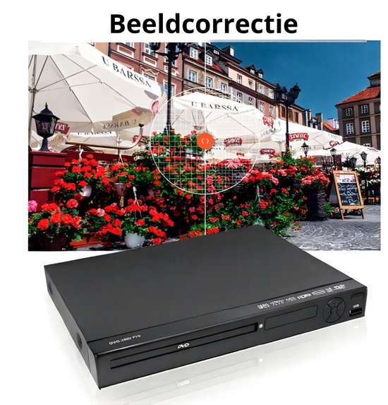 Dvd speler met HDMI en afstandsbediening - Regiovrij