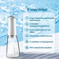 Waterflosser met 390 ml waterreservior en 4 opzetstukken