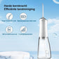 Waterflosser met 390 ml waterreservior en 4 opzetstukken