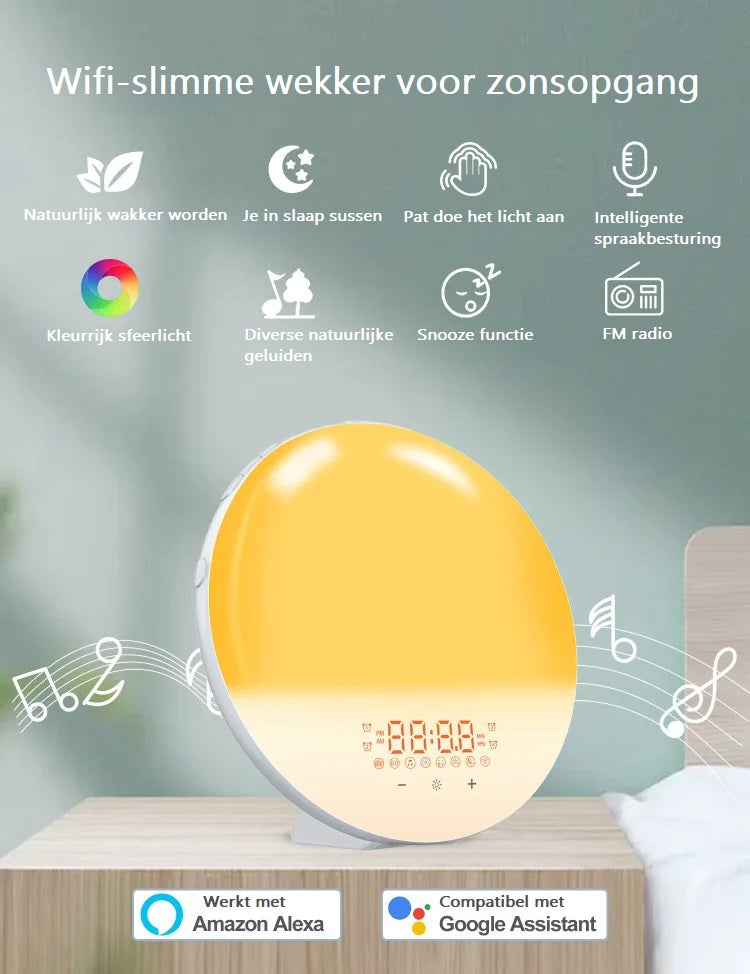 Wake Up Light met Wifi